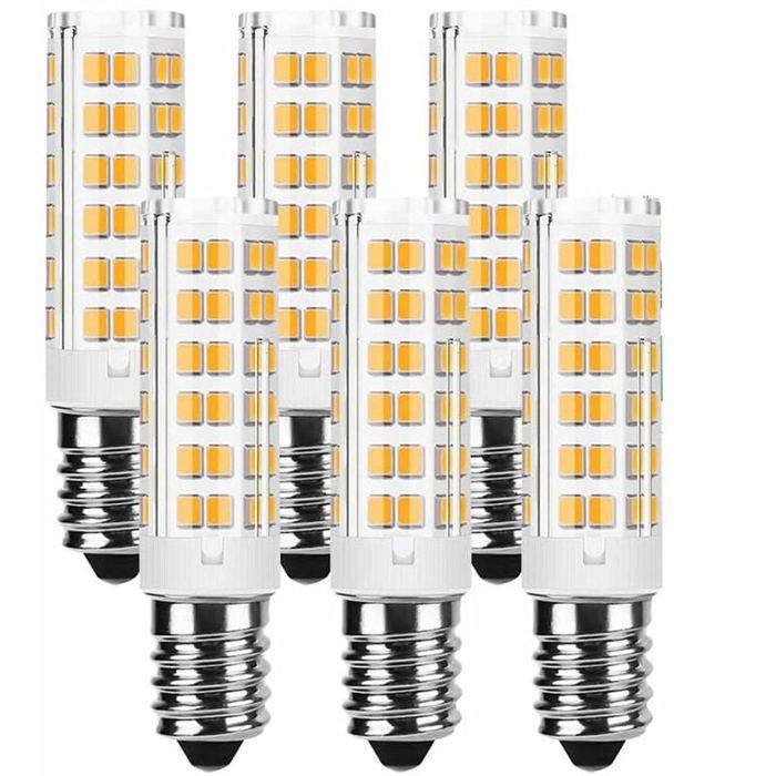 Ampoule LED E14 - MICH - 7W - Équivalent 65W - Blanc chaud 3000K - 700 lumens - Non dimmable - AC 220-240V - Paquet de 6