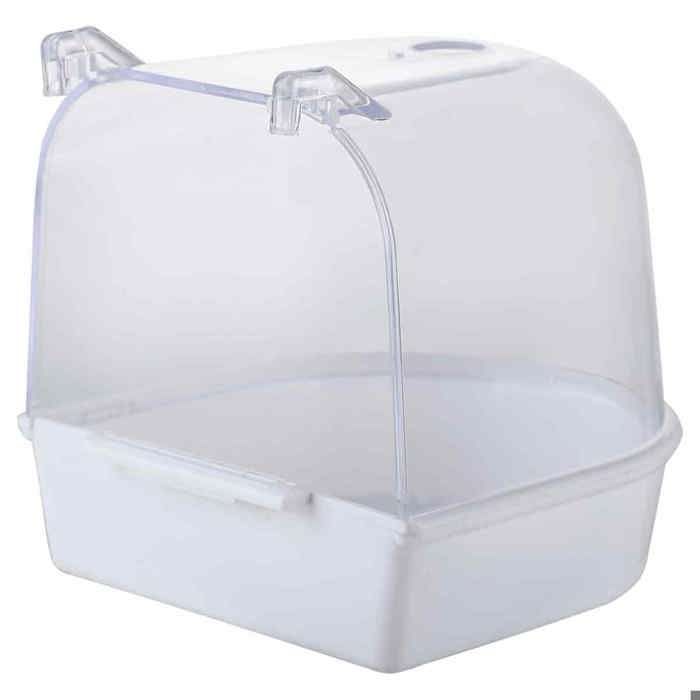 Grand bain pour oiseaux en cage baignoire pour perroquets perruches pinsons canaris inséparables Label