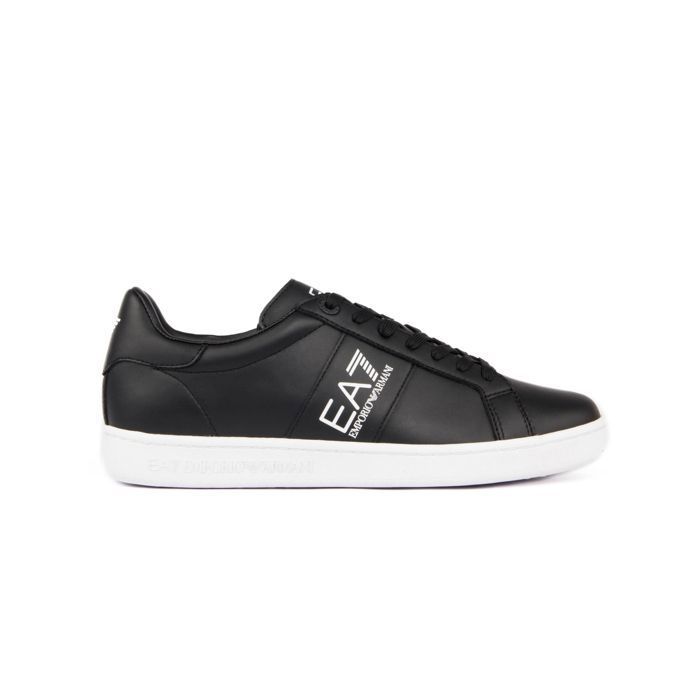 EA7 Basket EA7 Homme urban classic Noir cuir