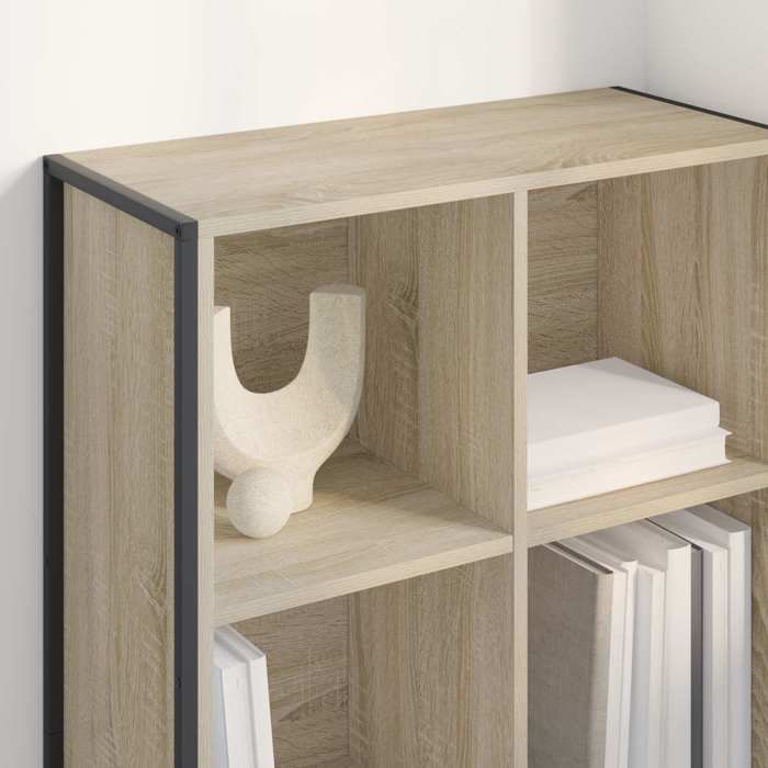 (Vente Chaude)Bibliothèque - CLOUD - Cabinet/Placard pour livres - Sonoma 99 5x30x108 5 cm - Bois dingénierie 9581499