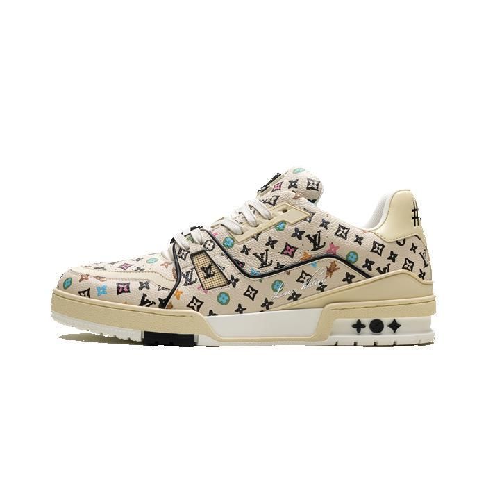 CHAUSSURES DE BASKET-BALL LV Trainer x Tyler the Creator BEIGE / MULTICOLOR 1ACXBG