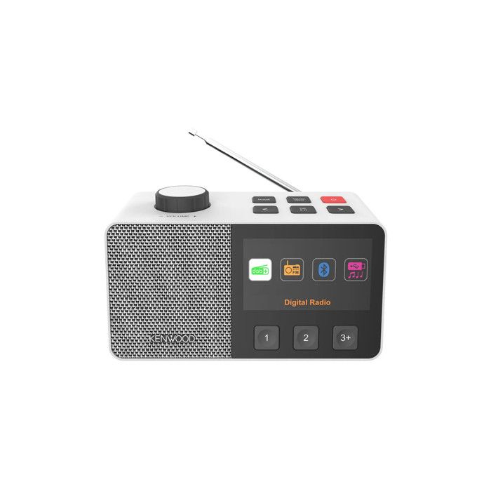 Radio Portable Kenwood CR-M70DAB-W – Bluetooth 5.3, FM/DAB+ - vue 3
