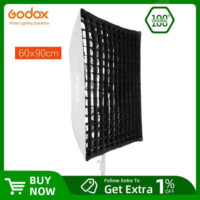 Grille Cellulaire Pour Softbox 60x60 Cm – Contrôle De La Lumière Studio, Idéale Pour Portraits Et Produits