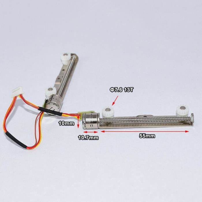 Moteur Pas à Pas BJ10 12V DC 50mm Couple élevé - Neuf Sans Marque