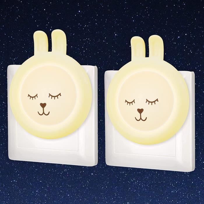 Veilleuses Enfants Lot De 2 - Capteur Crépuscule Et Lumière Progressive