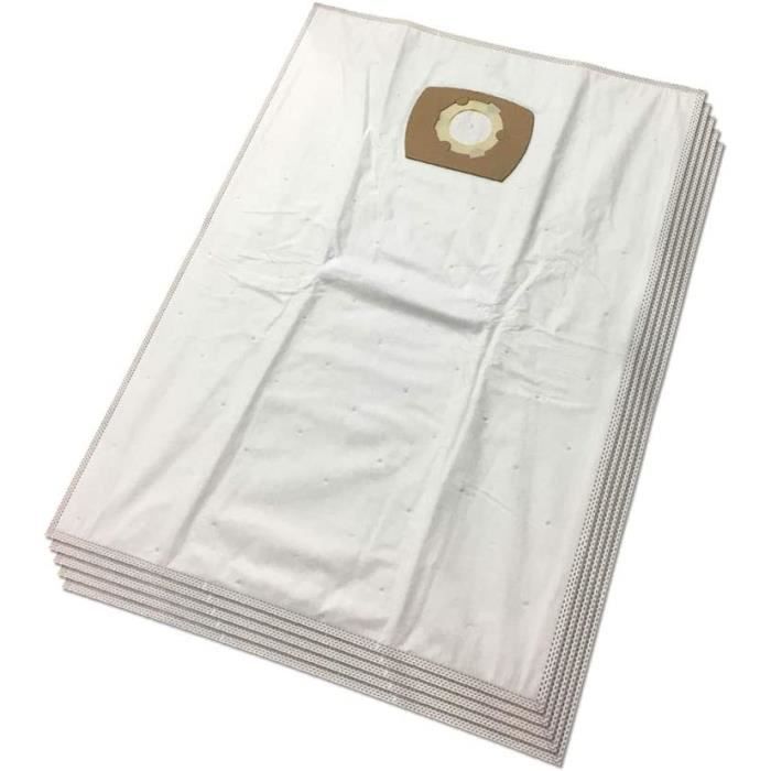 Lot De 5 Sacs D'aspirateur Pour Parkside PNTS 30/4 - Compatible Einhell - Neuf