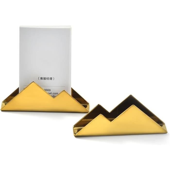 Anruyi 4 Pièces Porte Carte De Visite, Presentoir Carte Porte-Cartes De