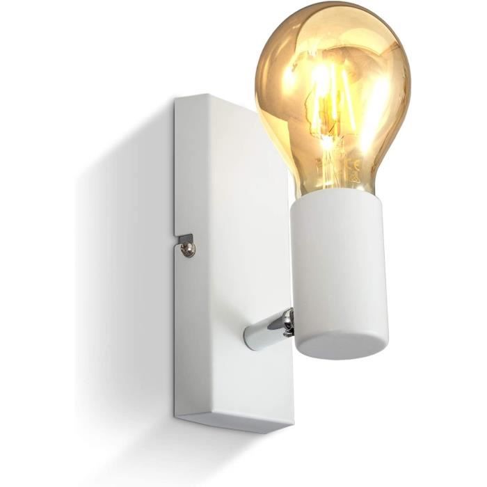 Applique Murale Chambre, Lampe Murale Actile Rotative À 360°, Lampe De