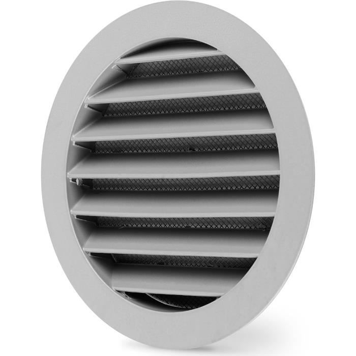 Grille D'aération Ronde En Inox 150 Mm Avec Moustiquaire Intégrée - Neuf - Marque FP INOX (France)