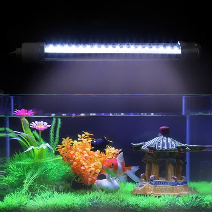MEE ® LED Lampe de poisson d'éclairage Aquarium Lumière blanche 18 LED -  Cdiscount