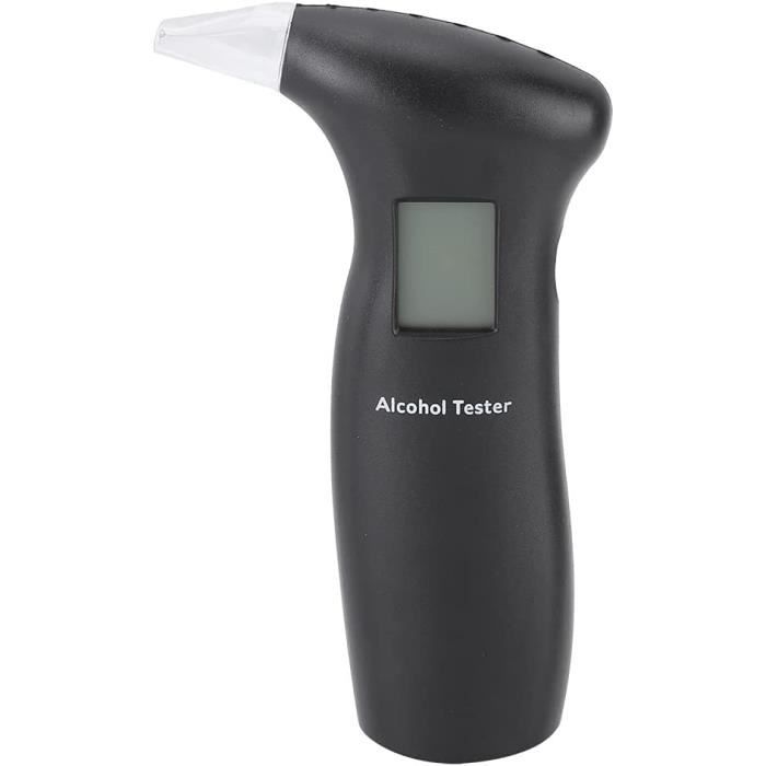 Testeur D'alcool éthylotest Numérique Portable - 50 Embouts - Écran LCD