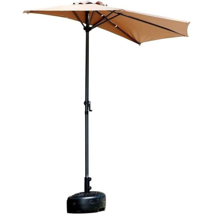 Parasols 2,7 m (9 Pieds) Balcon Patio DemiParasol Parasol avec