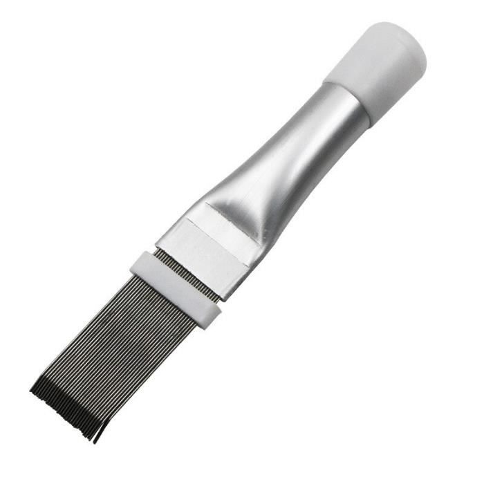 Brosse Nettoyage Climatisation Acier Inoxydable - Peigne à Ailettes Pour Condenseur - Outil HVAC