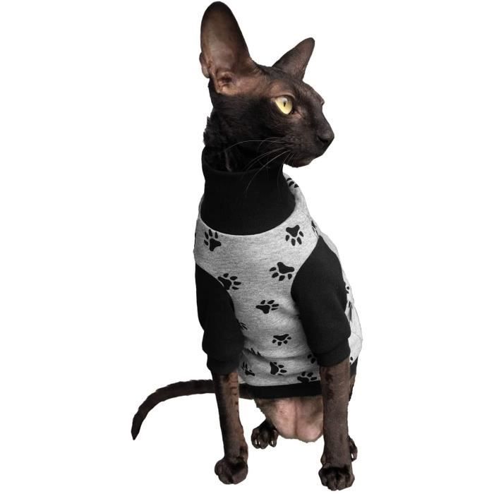 Kotomoda Sphynx Chandail D Hiver Pour Chat Happypaws Nu Cat Vetements Pour Chat Sans Poil Achat Vente Arbre A Chat Kotomoda Sphynx Chandail Cdiscount