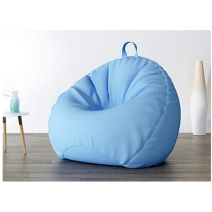 Chaise longue classique pour canapé le jardin bleu, 70 x 80 cm pouf pour la maison Pour intérieur ou extérieur le salon