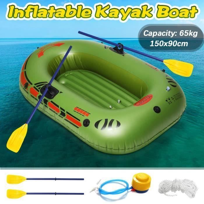 150x90cm Bateau Gonflable 1 Place Rames Gonfleur Bo75488 Prix Pas Cher Cdiscount