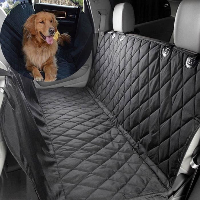 Housse De Siège Auto Pour Chien - Hamac Rigide Pour Banquette Arrière Voiture/SUV - Imperméable, Avec Fenêtre Et Ceinture De Sécurité