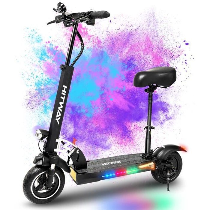 HITWAY E Bike Trottinette Electrique Pliable Scooter Longue portée