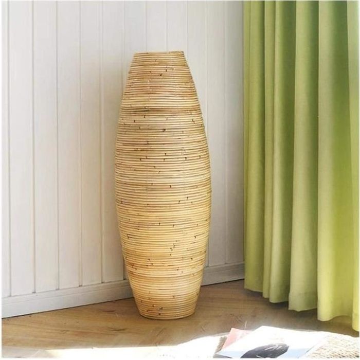 Vase de sol en rotindécoration de fenêtre et de salon[238] Cdiscount
