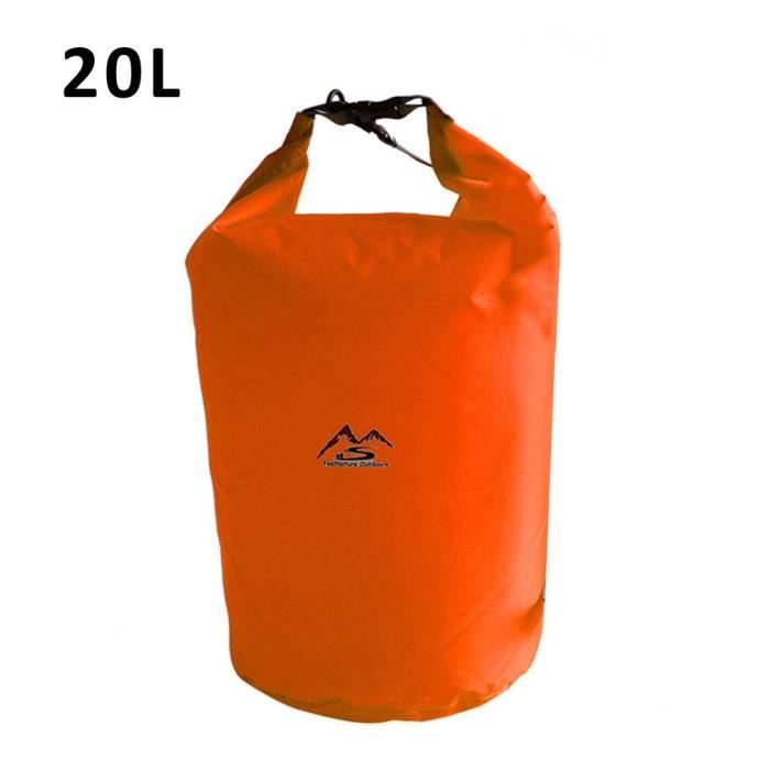 BAIWOAK Sac à Dos Étanché Transparent 10L Bleu - Sac Flottant Pour Kayak, Natation, Bateau, Camping Et Randonnée