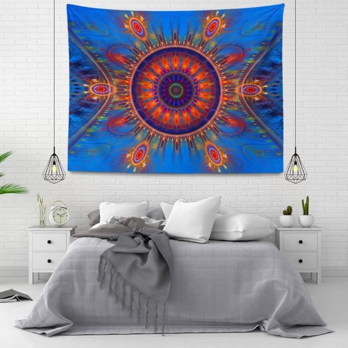 200 X 150 Cm Tapisserie Murale Décorative Chambre - Nature Galaxie Univers Planètes Système