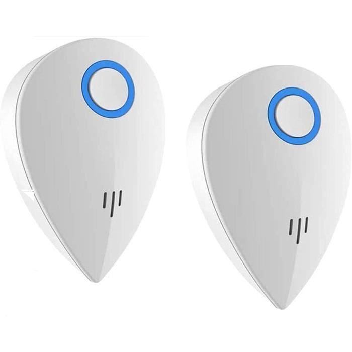 Répulsif Ultrason Anti-Rongeurs Insectes, 8 Pack Anti Moustique Intérieur Électronique Moustiques