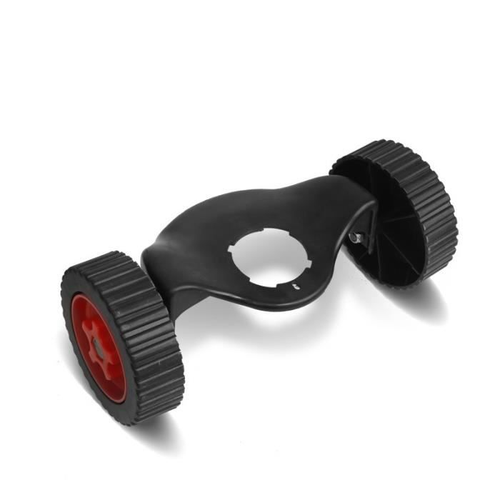 Roue Auxiliaire Réglable Pour Tondeuse/débroussailleuse - Support Triangulaire Stable - Hauteur Ajustable - Outil Jardin