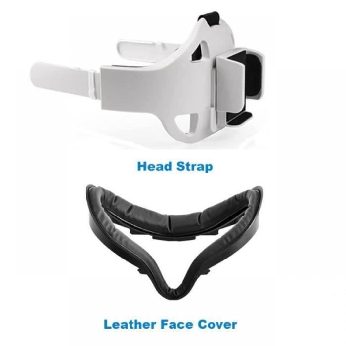 GOMRVR Sangle halo réglable pour bandeau Oculus Quest 2 avec un grand coussin confortable pour le