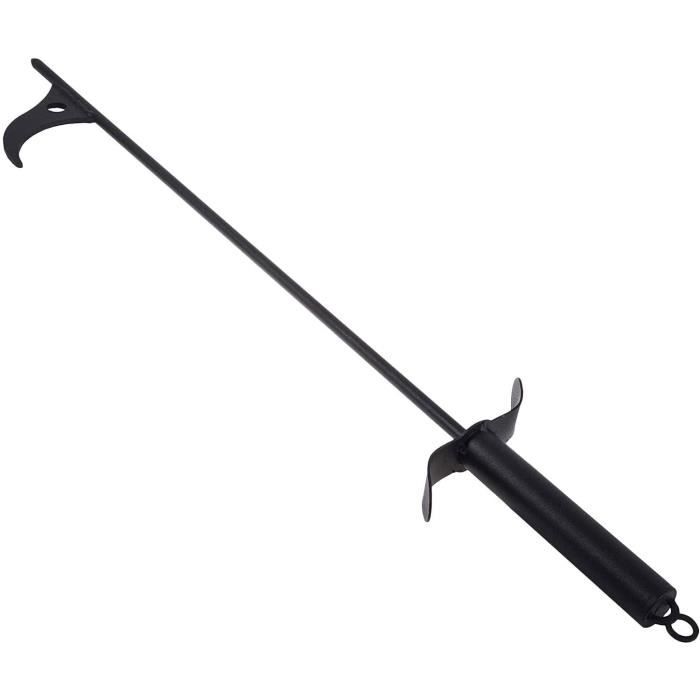 CKLT Tisonnier pour Foyer, tisonnier Amovible 81,28 cm pour feu de Camp