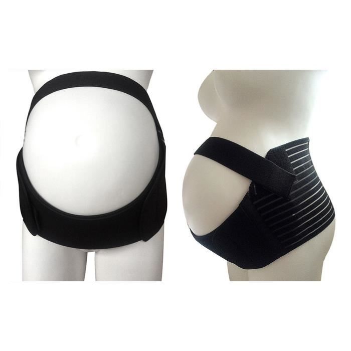 Cintura Di Sostegno Gravidanza – Supporto Lombare E Addominale, Post-partum, Taglie S-XXL, Elastica, Traspirante, Regolabile, Nero - 3
