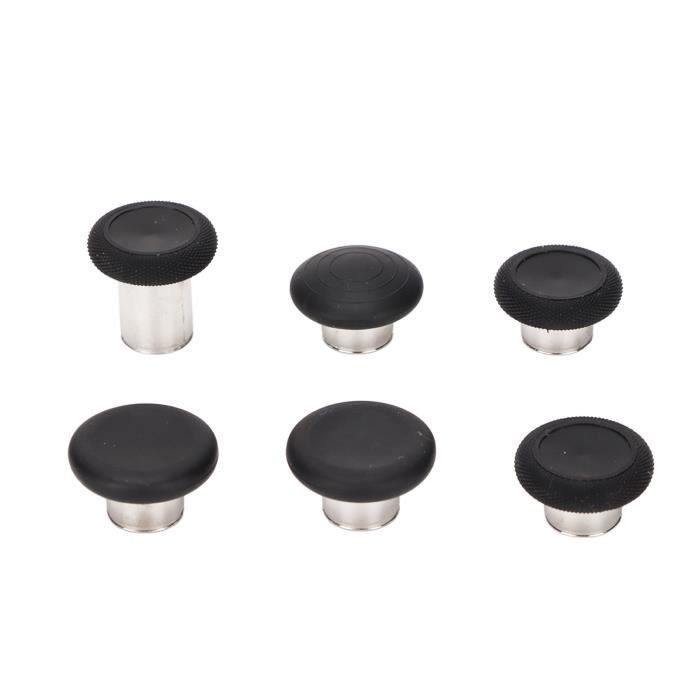 Cuque remplacement des joysticks en métal 6pcs Joysticks de remplacement en métal Grip Swap Joysticks pour Xbox One Elite Series 2