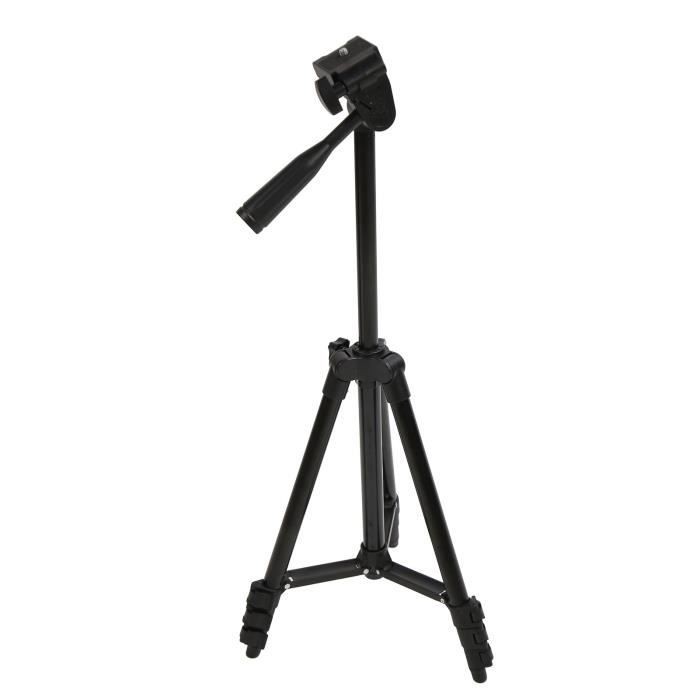Plateau Rapide Noir Pour Appareil Photo - Compatible Trépieds Standard - Vis 1/4'' - ABS Renforcé - 4,3x4,3 Cm