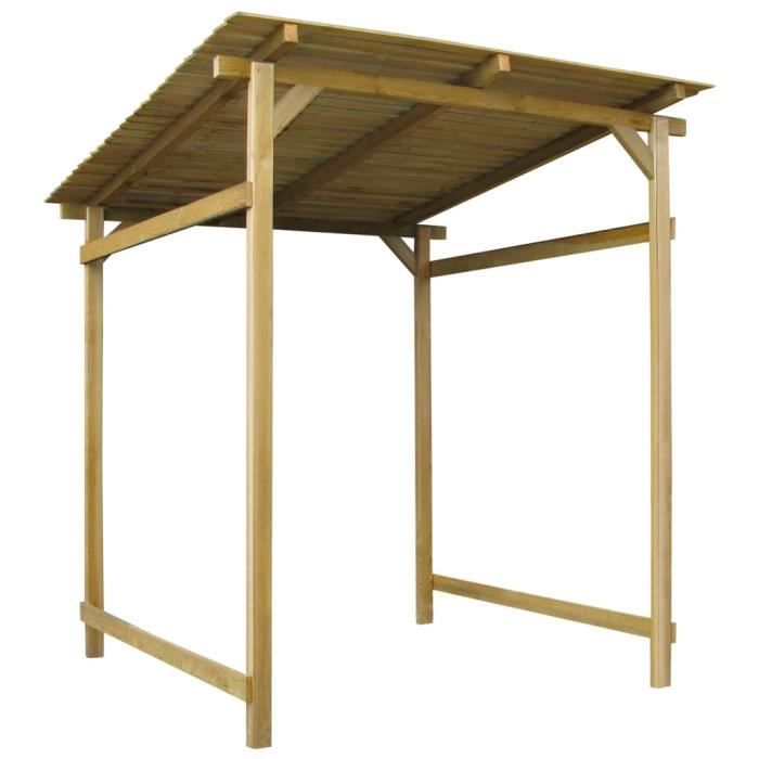 Auvent de jardin Bois de pin imprégné 170 x 170 x 180 cm - DIO7380739358577