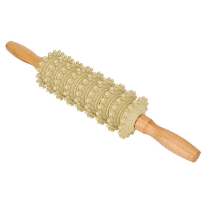 Mini Rouleau de Libération Myofasciale avec Poignées Spike - Rouge BOXPT EQUIPMENT