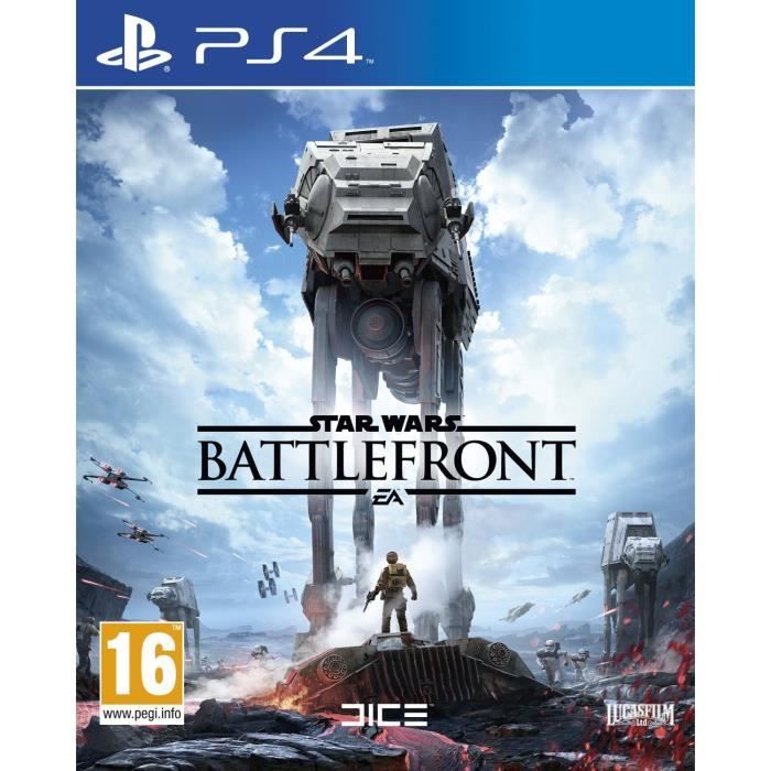 Electronic Arts Jeu PS4 - Star Wars Battlefront - Edition Standard - Graphismes Photoréalistes - Batailles Multijoueurs