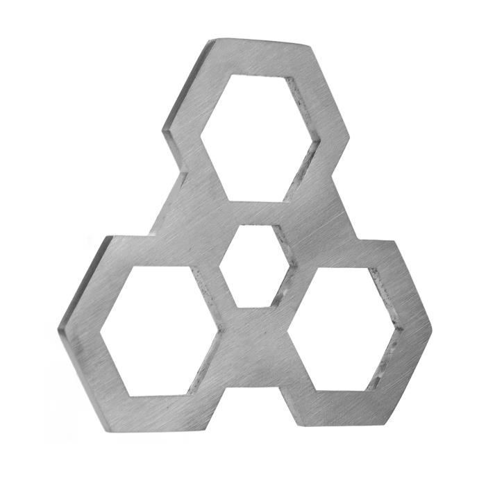Ensemble Chaînes Inox Hero Pour Grille BBQ - 50/60/70 Cm, Compensateur Torsion, Fixation Solide & Durable