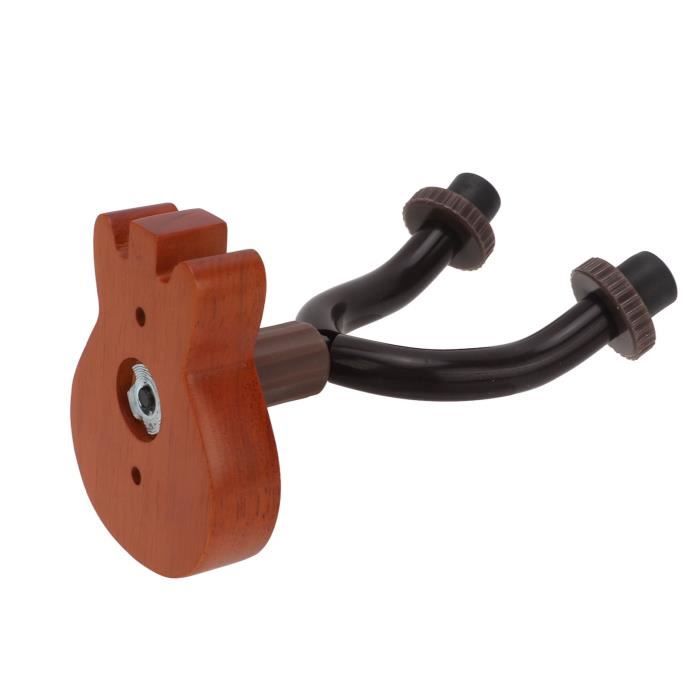Support Pour Ukulélé Ou Petite Guitare - Pied Pliable En Bois Et PVC, Pour Instruments De 53 à 66 Cm, Stable Sans Outil
