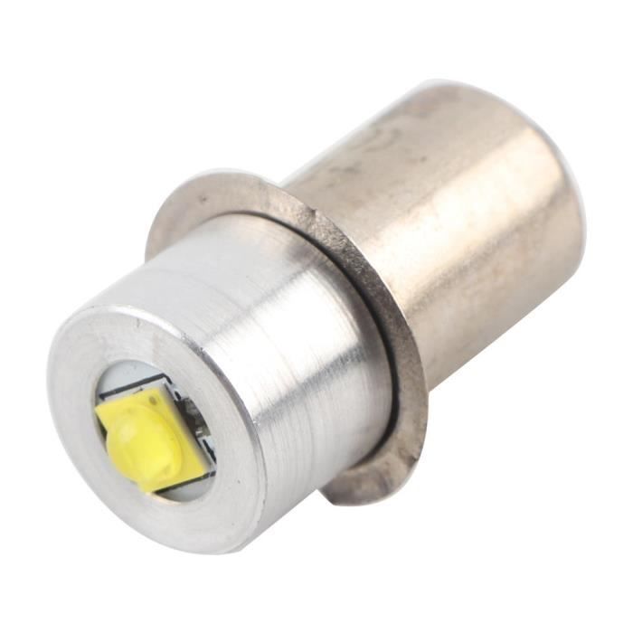 Fafeicy Ampoule de remplacement pour lampe de poche LED P13.5S 3W Lampe de poche LED Remplacement Lampe torche Lampe de travail