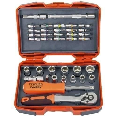 Coffret douilles et embouts 1/4 - 38 pièces