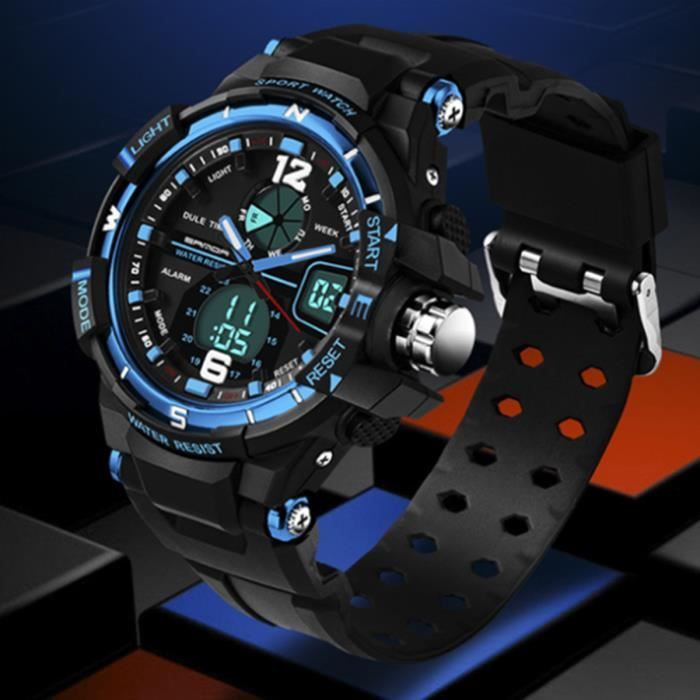 montre à bracelet la mode armée militaire sport numérique montre