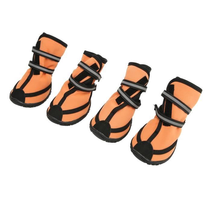 Comparer les prix de Chaussures pour chien d'extérieur Bottes pour chien imperméables, antidérapantes, réfléchissantes, réglables, chaussures En Stock