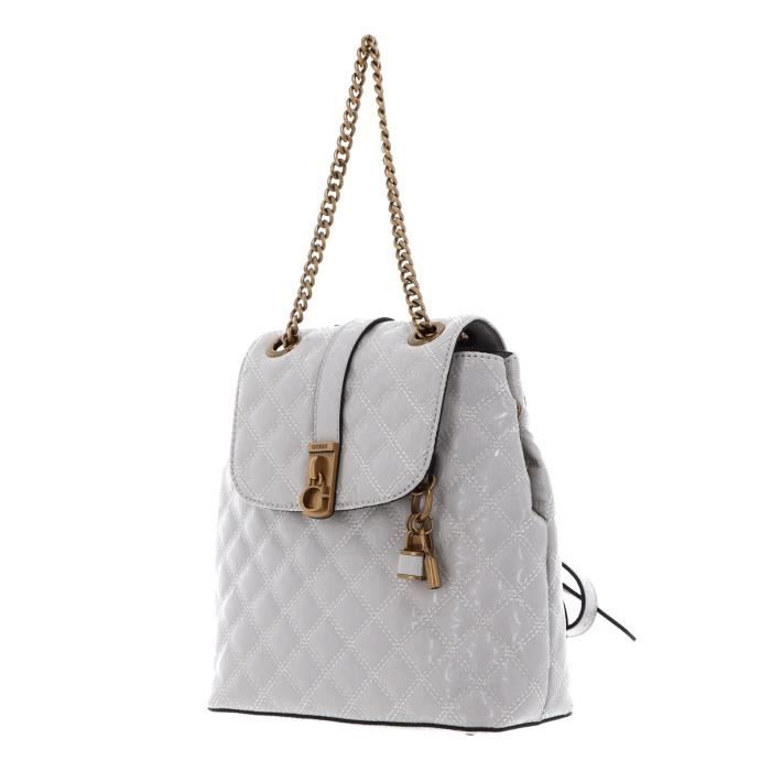 GUESS Gaia Flap Backpack Stone 188043 sac dos sac a dos