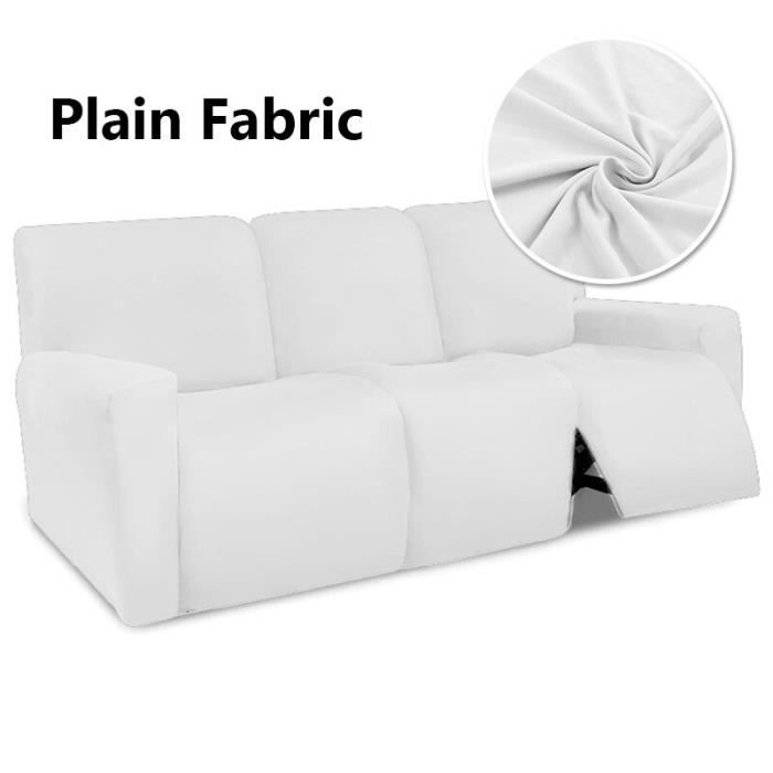 KCCRHIN 2026 Nouvelle Housse De Fauteuil Inclinable Housse Canapé Relax 1 2 3 Places Housse Chaise Inclinable Extensible Housse De Protection De Canapé Inclinable Relax,Dgray,2seats/6Pieces