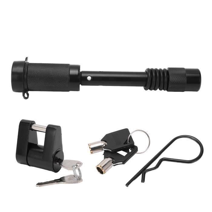 Kit 2 Cadenas Pour Remorque Avec 4 Clés - Verrou à Fiche Pour Attelage 50 Mm - Compatible Earth, Daxara, Maypole
