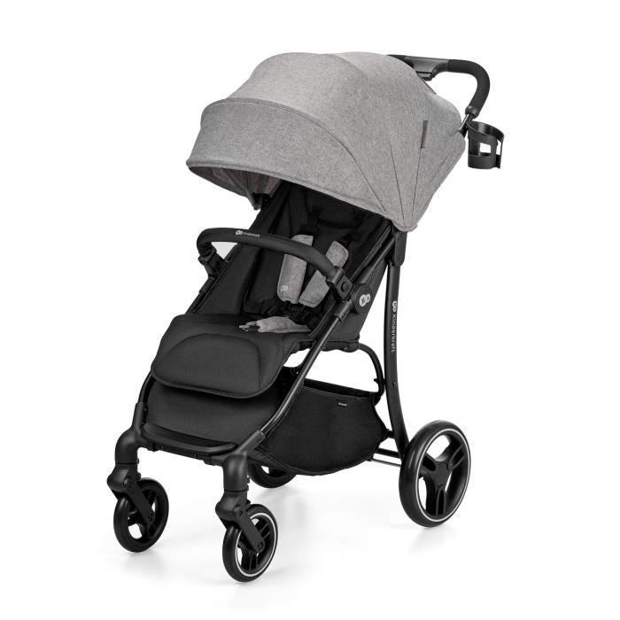 Kinderkraft poussette TRIG 2 - jusqu'à 24 kg - 4 roues - gris - Cdiscount  Puériculture & Eveil bébé