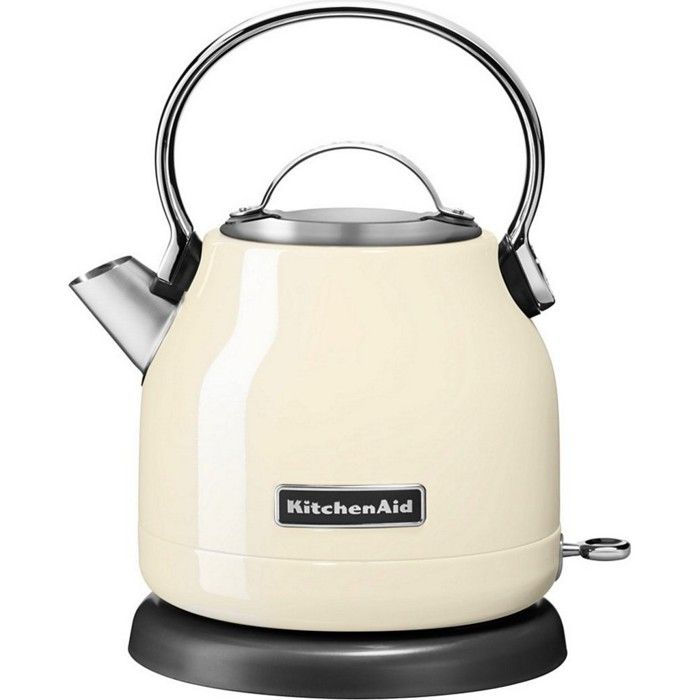 Bouilloire électrique KitchenAid 5KEK1222EAC - Crème - Capacité 1.25L - Filtre anticalcaire - Garant