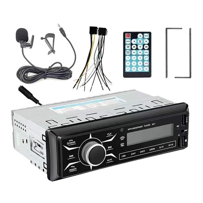 Systèmes audio multimédia Récepteur stéréo pour voiture Micro 24V