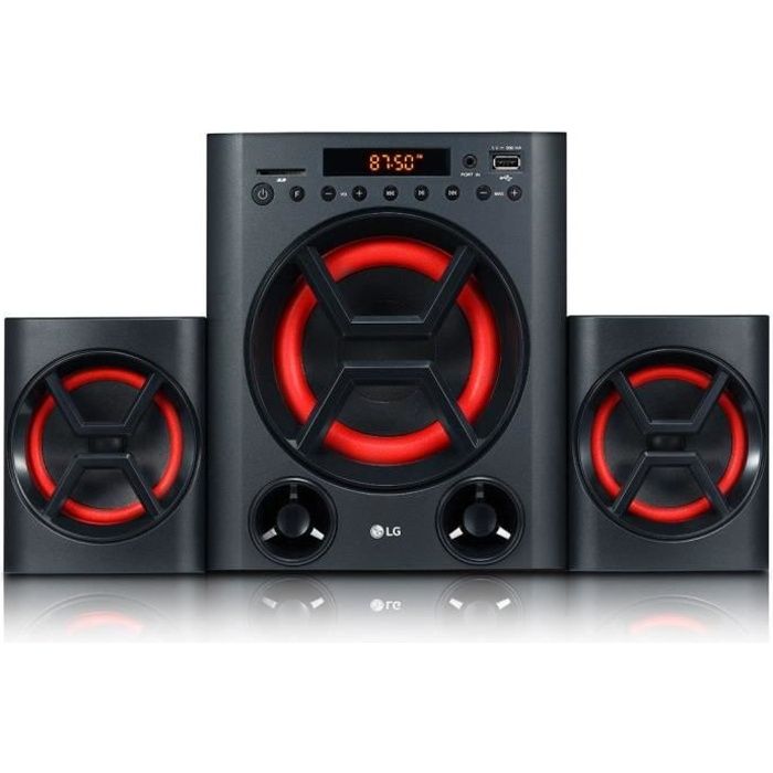 Lg Hauts Parleurs Hi Fi 40w Lk72b Avec Caisson De Basse Telecommandes Connection Bluetooth Lecteur Usb Sd Enceinte Nomade Avis Et Prix Pas Cher Cdiscount