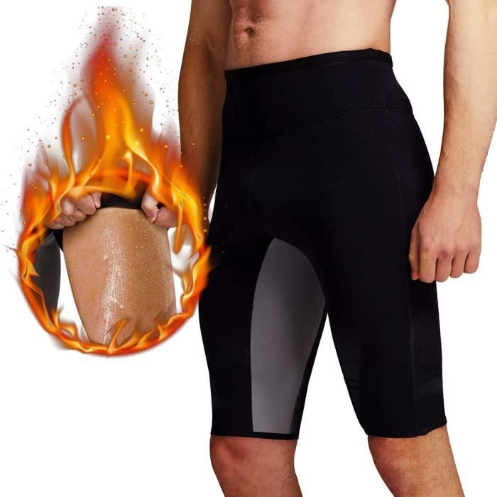 accessoire pour fitnes et musculation - limics24 - pantalon sudation homme short sport fitness pantacourt