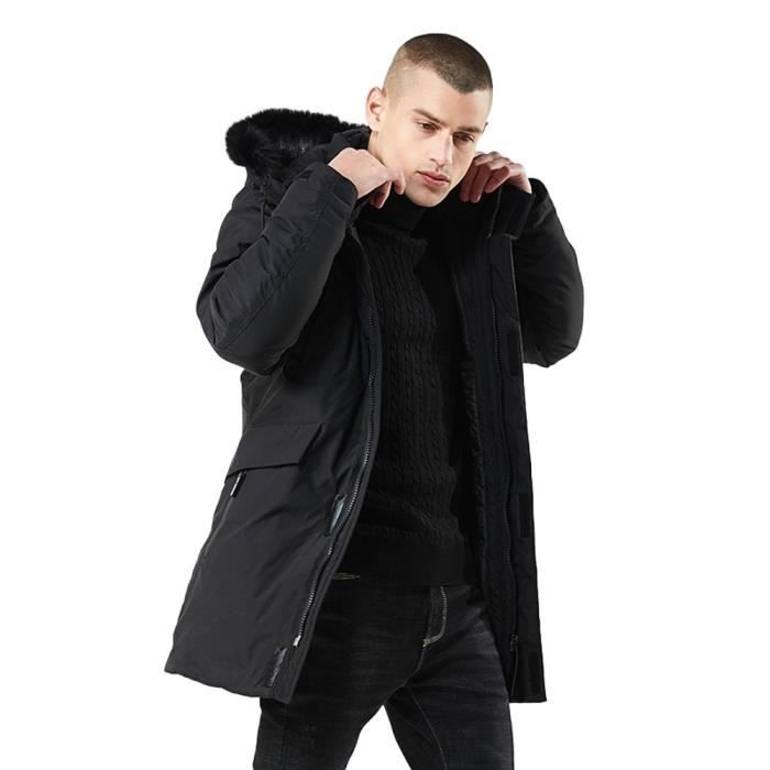Veste longue a capuche homme Clearance